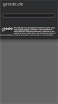 Mobile Screenshot of greule.de